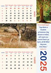 tarifit calendar lat 2025